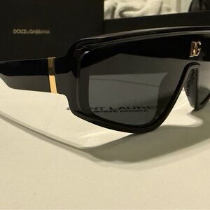 Dolce & Gabbana Black and Gold Sunglasses